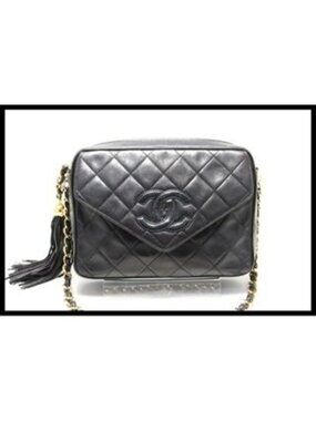 Chanel Quilted GD Metal Fittings Shoulder Bag